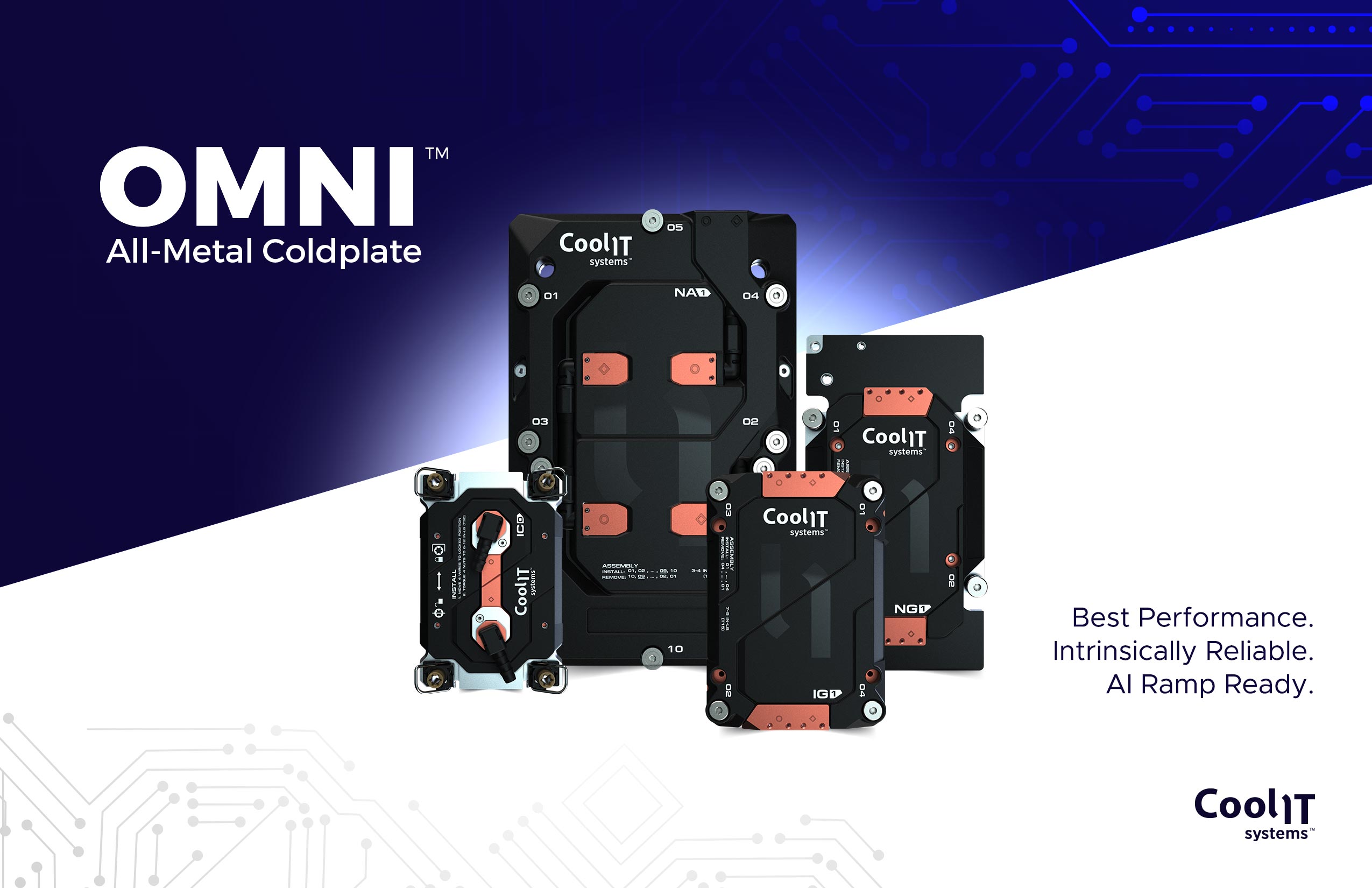 CoolIT Systems Unveils OMNI™ All-Metal Coldplates